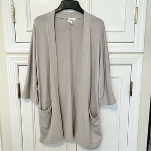 Aritzia Wilfred Free Grey Cardigan